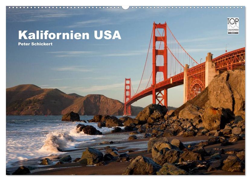 Kalifornien USA (Wandkalender 2027 DIN A2 quer) CALVENDO Monatskalender