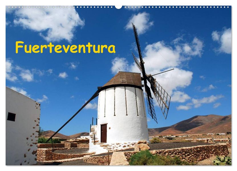 Fuerteventura (Wandkalender 2027 DIN A2 quer) CALVENDO Monatskalender