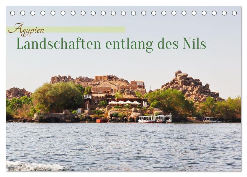 Ägypten - Landschaften entlang des Nils (Tischkalender 2027 DIN A5 quer) CALVENDO Monatskalender