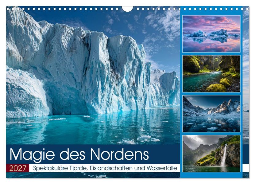 Magie des Nordens (Wandkalender 2027 DIN A3 quer) CALVENDO Monatskalender