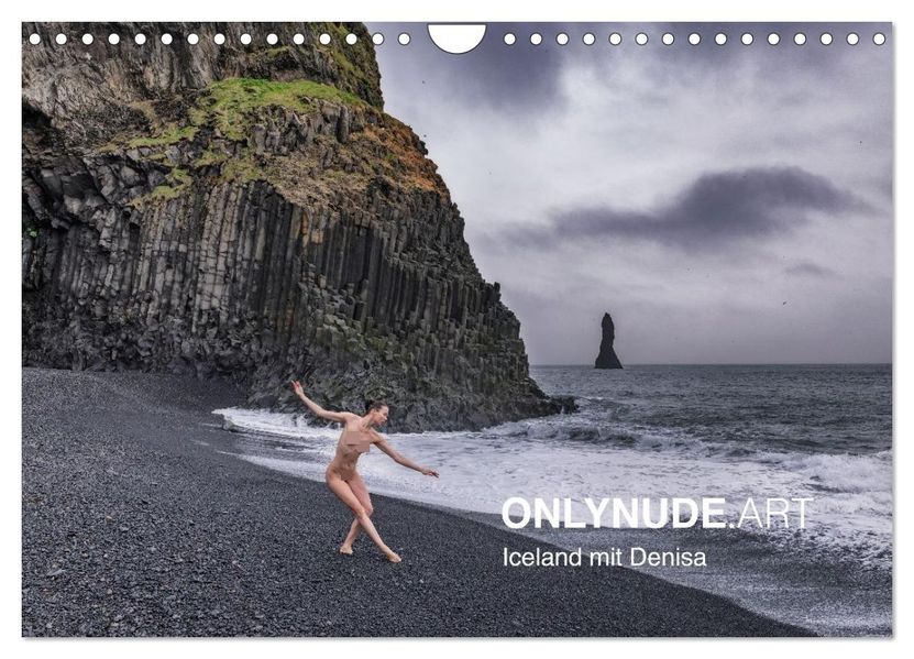 ONLYNUDE.ART - Iceland mit Denisa (Wandkalender 2027 DIN A4 quer) CALVENDO Monatskalender