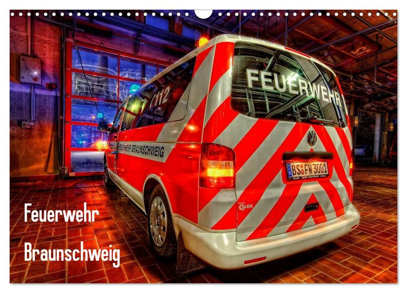 Feuerwehr Braunschweig (Wandkalender 2027 DIN A3 quer) CALVENDO Monatskalender