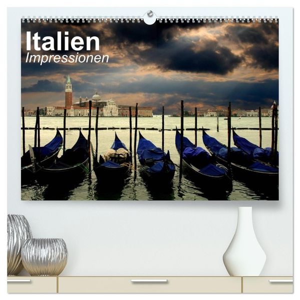 Italien Impressionen (hochwertiger Premium Wandkalender 2027 DIN A2 quer) Kunstdruck in Hochglanz