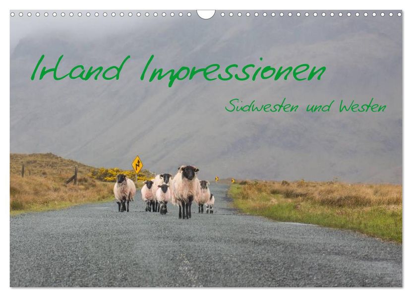 Irland Impressionen Südwesten und Westen (Wandkalender 2027 DIN A3 quer) CALVENDO Monatskalender