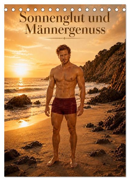 Sonnenglut und Mannergenuss (Tischkalender 2027 DIN A5 hoch) CALVENDO Monatskalender