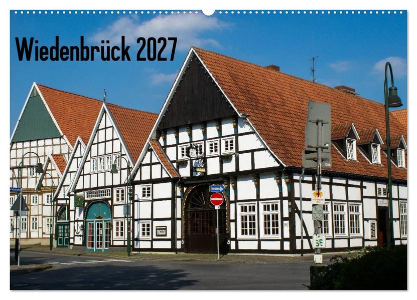 Wiedenbrück 2027 (Wandkalender 2027 DIN A2 quer) CALVENDO Monatskalender