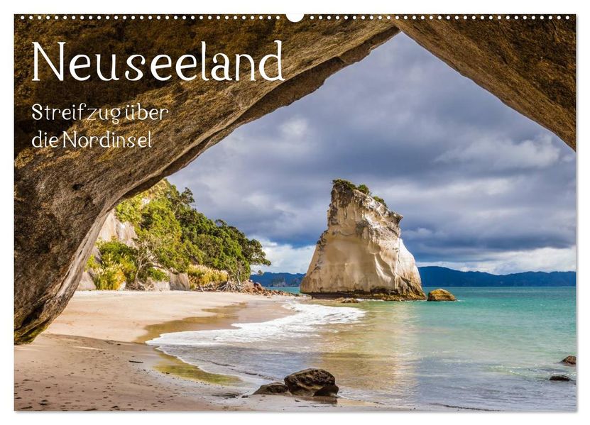 Neuseeland - Streifzug über die Nordinsel / CH-Version (Wandkalender 2027 DIN A2 quer) CALVENDO Monatskalender