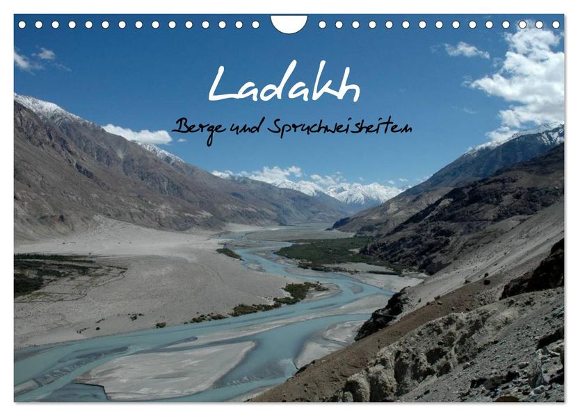 Ladakh Berge und Spruchweisheiten (Wandkalender 2027 DIN A4 quer) CALVENDO Monatskalender