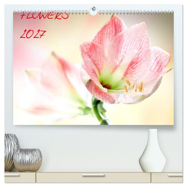 Flowers / 2027 (hochwertiger Premium Wandkalender 2027 DIN A2 quer) Kunstdruck in Hochglanz