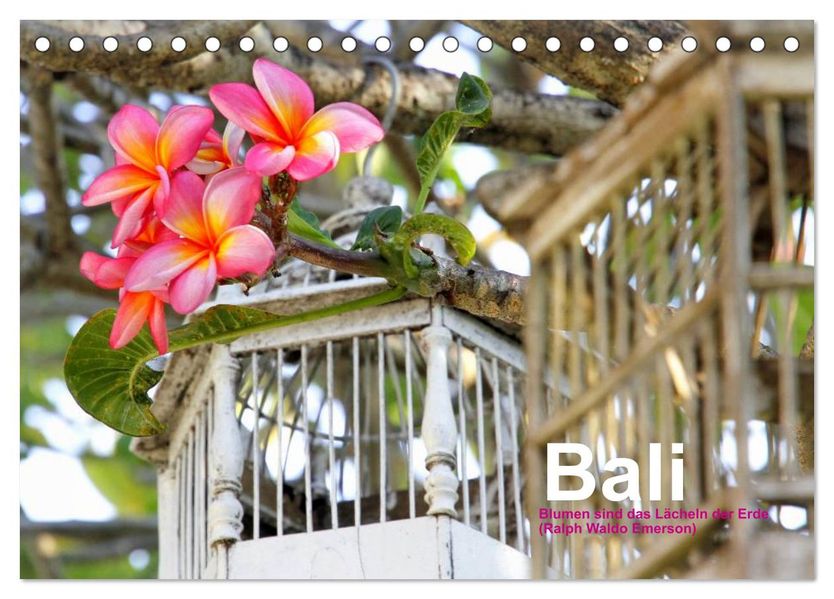 Bali (Tischkalender 2027 DIN A5 quer) CALVENDO Monatskalender
