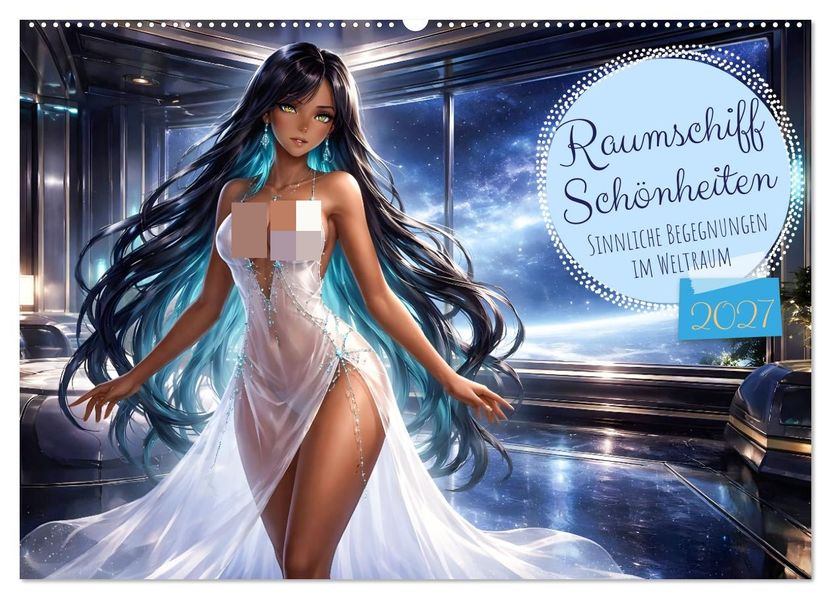 Raumschiff Schönheiten (Wandkalender 2027 DIN A2 quer) CALVENDO Monatskalender
