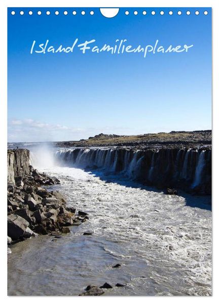 Island Familienplaner (Wandkalender 2027 DIN A4 hoch) CALVENDO Monatskalender