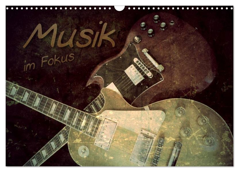Musik im Fokus (Wandkalender 2027 DIN A3 quer) CALVENDO Monatskalender