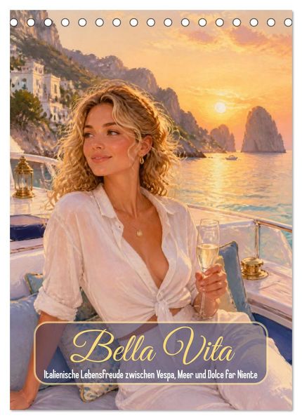 Bella Vita (Tischkalender 2027 DIN A5 hoch) CALVENDO Monatskalender
