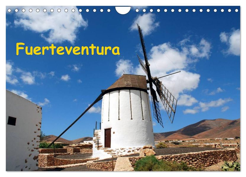Fuerteventura (Wandkalender 2027 DIN A4 quer) CALVENDO Monatskalender