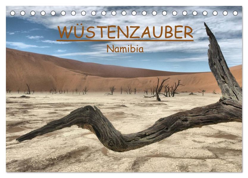 Wüstenzauber Namibia (Tischkalender 2027 DIN A5 quer) CALVENDO Monatskalender