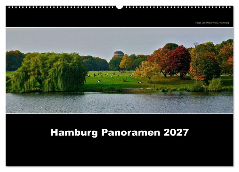 Hamburg Panoramen 2027 (Wandkalender 2027 DIN A2 quer) CALVENDO Monatskalender