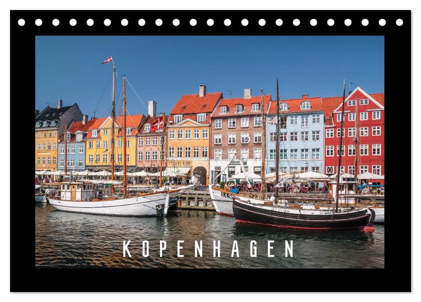 Kopenhagen (Tischkalender 2027 DIN A5 quer) CALVENDO Monatskalender