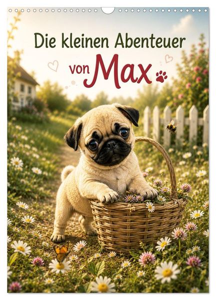 Die kleinen Abenteuer von Max (Wandkalender 2027 DIN A3 hoch) CALVENDO Monatskalender