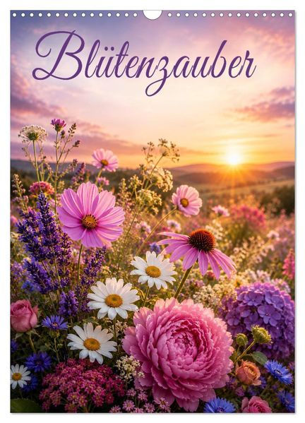 Blütenzauber (Wandkalender 2027 DIN A3 hoch) CALVENDO Monatskalender