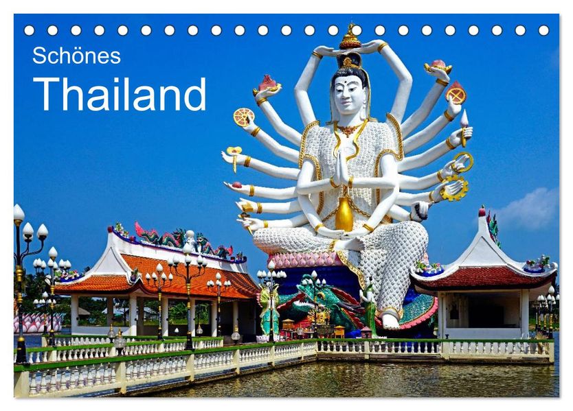 Schönes Thailand (Tischkalender 2027 DIN A5 quer) CALVENDO Monatskalender