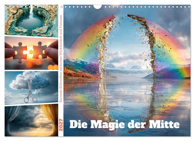 Die Magie der Mitte (Wandkalender 2027 DIN A3 quer) CALVENDO Monatskalender