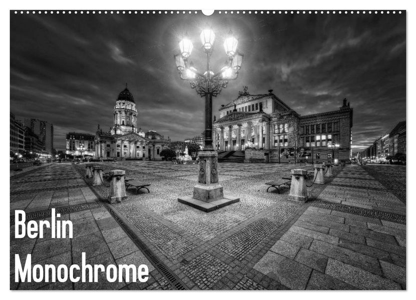Berlin Monochrome (Wandkalender 2027 DIN A2 quer) CALVENDO Monatskalender