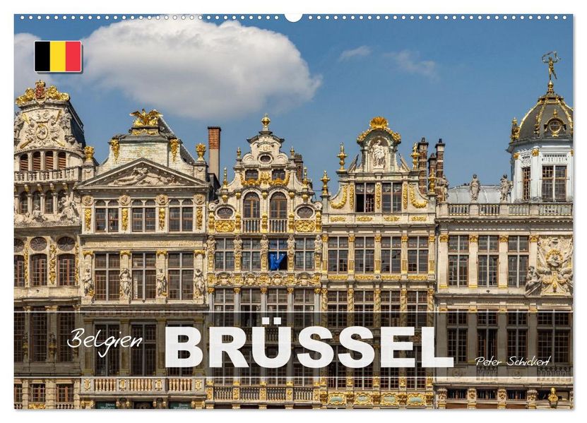 Belgien - Brüssel (Wandkalender 2027 DIN A2 quer) CALVENDO Monatskalender