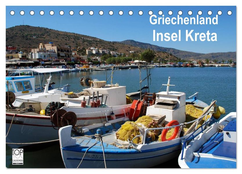 Griechenland - Insel Kreta (Tischkalender 2027 DIN A5 quer) CALVENDO Monatskalender