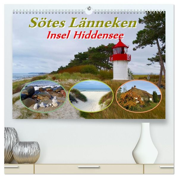 Sötes Länneken Insel Hiddensee (hochwertiger Premium Wandkalender 2027 DIN A2 quer) Kunstdruck in Hochglanz