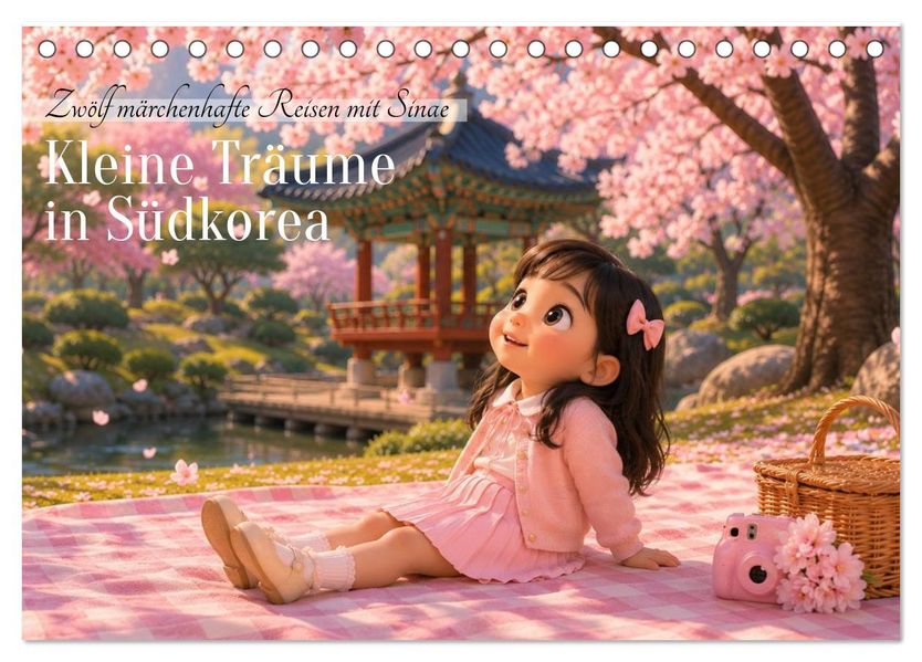 Kleine Träume in Korea (Tischkalender 2027 DIN A5 quer) CALVENDO Monatskalender