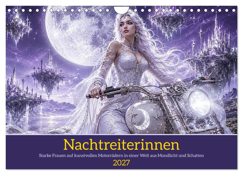 Nachtreiterinnen (Wandkalender 2027 DIN A4 quer) CALVENDO Monatskalender