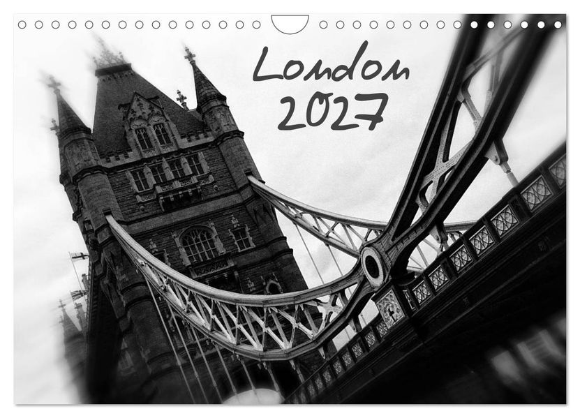 London (Wandkalender 2027 DIN A4 quer) CALVENDO Monatskalender
