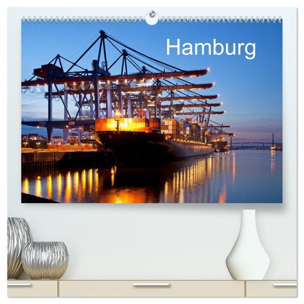 Hamburg (hochwertiger Premium Wandkalender 2027 DIN A2 quer) Kunstdruck in Hochglanz