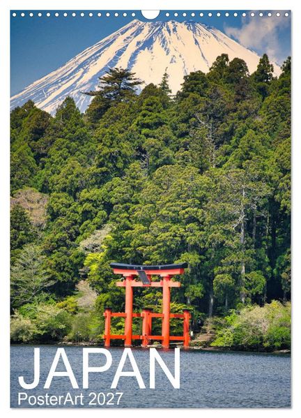 Japan PosterArt (Wandkalender 2027 DIN A3 hoch) CALVENDO Monatskalender