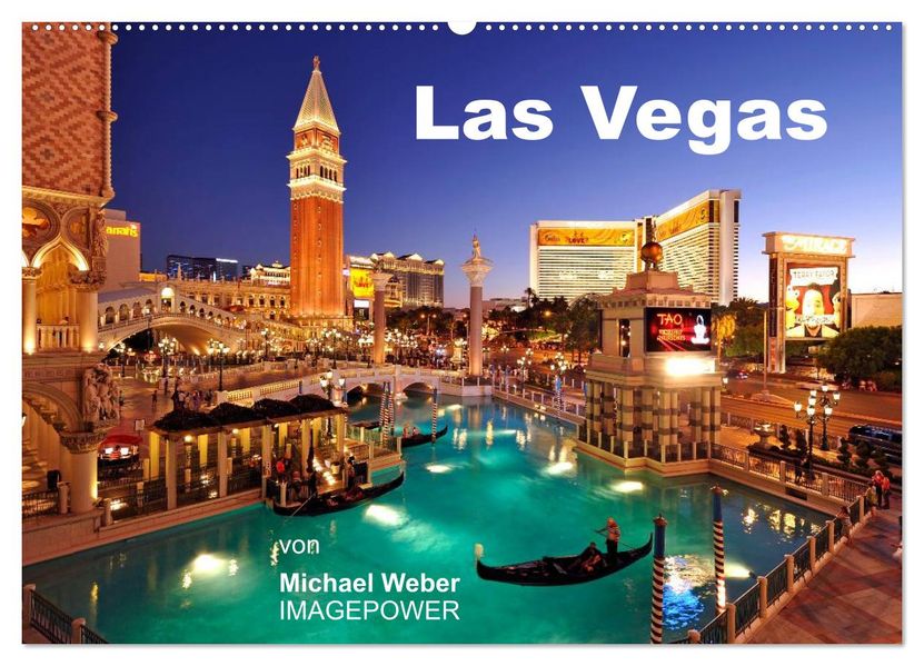 Las Vegas (Wandkalender 2027 DIN A2 quer) CALVENDO Monatskalender