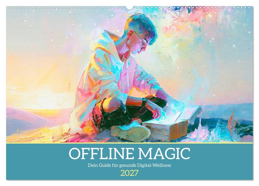 Offline Magic. Dein Guide für gesunde Digital-Wellness (Wandkalender 2027 DIN A2 quer) CALVENDO Monatskalender