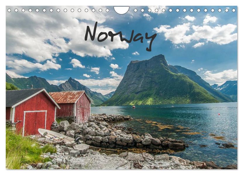 Norway / UK-Version (Wall Calendar 2027 DIN A4 landscape) CALVENDO 12 Month Wall Calendar