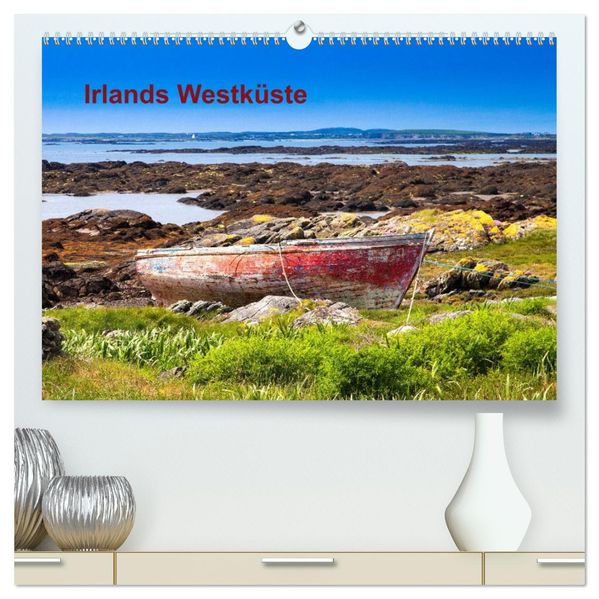 Irlands Westküste (hochwertiger Premium Wandkalender 2027 DIN A2 quer) Kunstdruck in Hochglanz