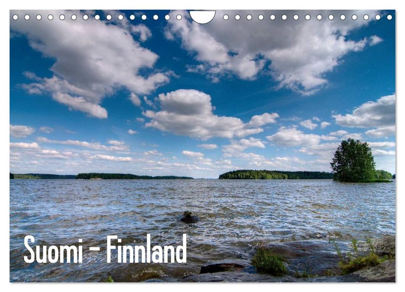 Suomi - Finnland (Wandkalender 2027 DIN A4 quer) CALVENDO Monatskalender