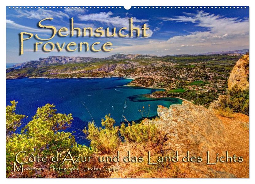 Sehnsucht Provence - Land des Lichts (Wandkalender 2027 DIN A2 quer) CALVENDO Monatskalender