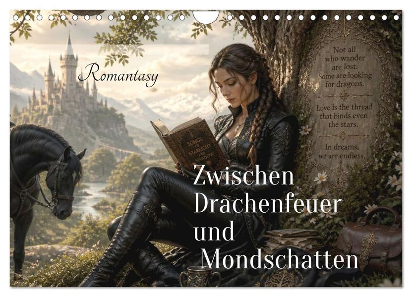 Zwischen Drachenfeuer und Mondschatten (Wandkalender 2027 DIN A4 quer) CALVENDO Monatskalender