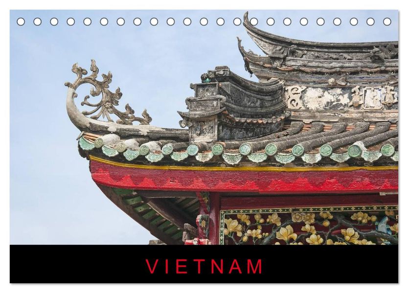 Vietnam (Tischkalender 2027 DIN A5 quer) CALVENDO Monatskalender
