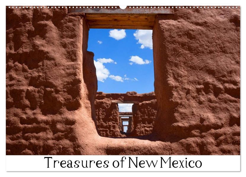 Treasures of New Mexico (Wandkalender 2027 DIN A2 quer) CALVENDO Monatskalender
