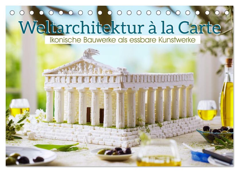 Weltarchitektur à la Carte (Tischkalender 2027 DIN A5 quer) CALVENDO Monatskalender
