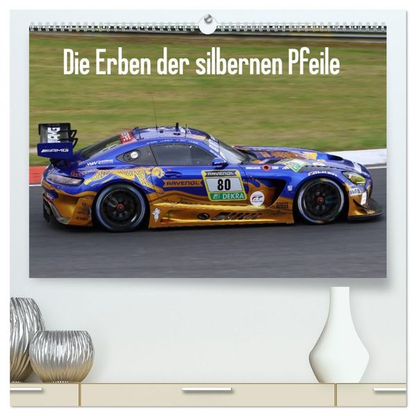 Die Erben der silbernen Pfeile (hochwertiger Premium Wandkalender 2027 DIN A2 quer) Kunstdruck in Hochglanz