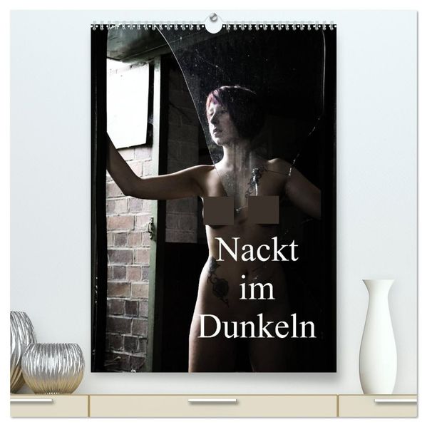 Nackt im Dunkeln / 2027 (hochwertiger Premium Wandkalender 2027 DIN A2 hoch) Kunstdruck in Hochglanz