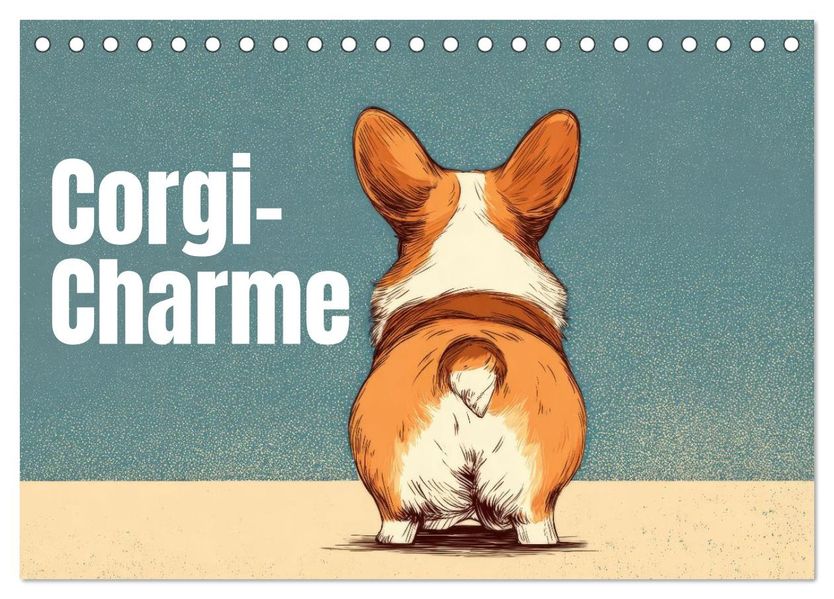 Corgi-Charme (Tischkalender 2027 DIN A5 quer) CALVENDO Monatskalender
