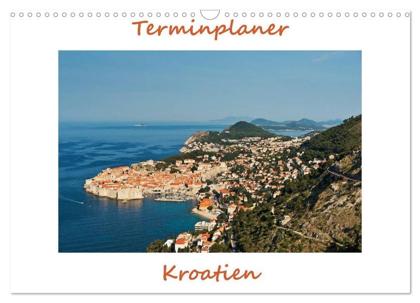 Kroatien Terminplaner (Wandkalender 2027 DIN A3 quer) CALVENDO Monatskalender
