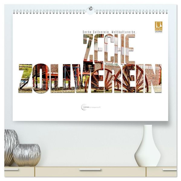 Zeche Zollverein. Weltkulturerbe. (hochwertiger Premium Wandkalender 2027 DIN A2 quer) Kunstdruck in Hochglanz